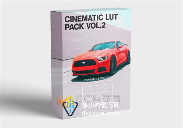 Cinematic LUT Pack 2 清晰干净10种LUT调色预设优美电影色调免费下载