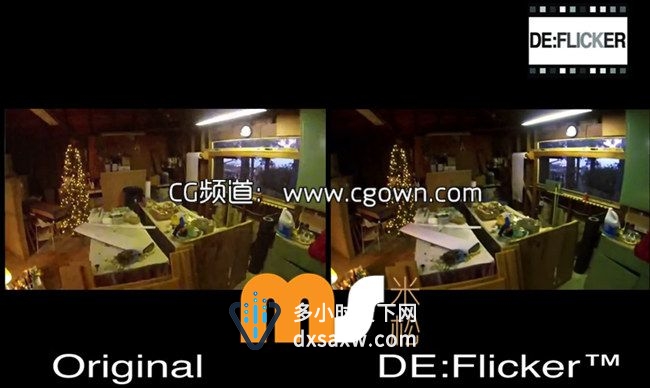 DE:Flicker v1.4.12 Win/Mac AE修复视频去掉闪烁效果插件