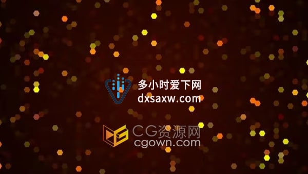 六角光斑闪光背景4K分辨率音乐活动视频颁奖节目舞台视频素材