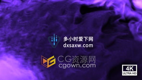 4K彩色仿真烟雾背景视频素材