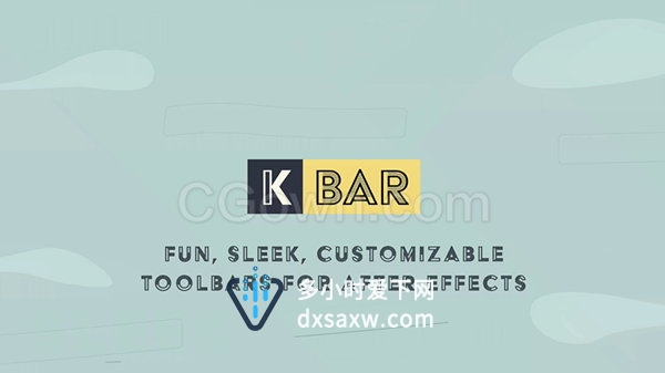 AE脚本KBar2 v2.0.6自定义UI工具栏方便管理调用