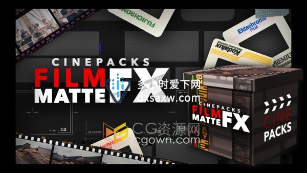 Film Matte FX 复古和现代电影胶片遮罩效果制作视频素材