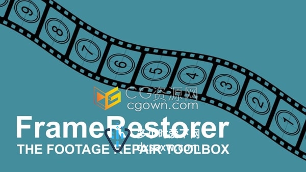 pt_FrameRestorer v2.0视频损坏丢帧去闪烁清理修复工具AE脚本带教程