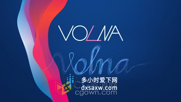 Volna v1.3.2 AE插件动态线条路径描边笔画绘制生长动画