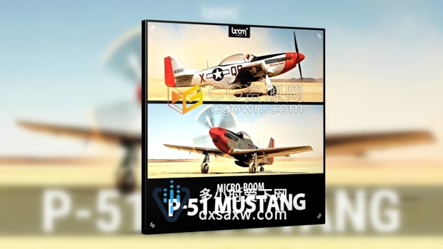 P-51 Mustang战斗机飞机音效素材34种声音