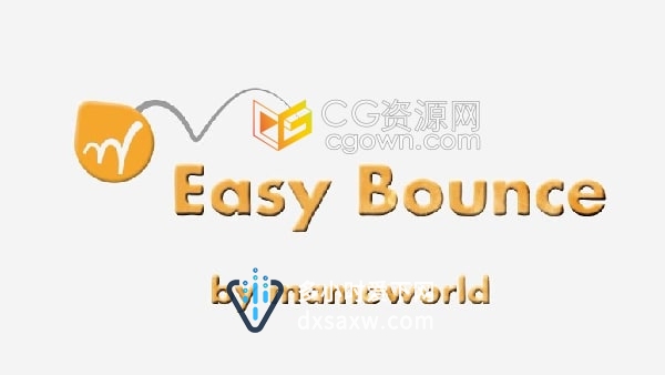 AE脚本Easy Bounce Pro v1.0.001 制作弹跳动画效果