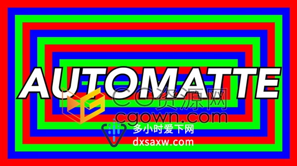 AutoMatte v1.0 AE脚本下载自动识别预合成RGB通道工具