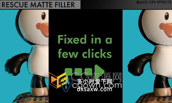 Rescue Matte Filler v1.1 AE/PR插件抠像键控修复还原细节工具