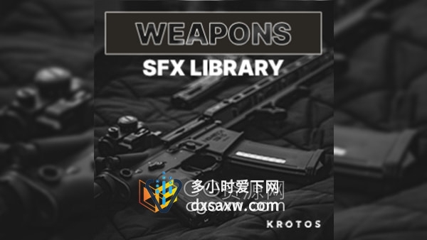 现实世界武器配音效素材Weapons SFX Library 200个WAV
