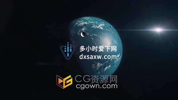 太空探索航天器天体物理学天文学动态星球视频素材效果