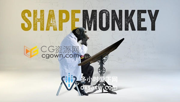 AE脚本制作MG动画图形变化ShapeMonkey v1.03