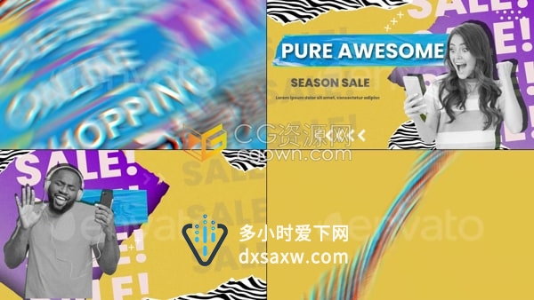 PR模板-网购促销清仓大甩卖Big Sale Online Shopping