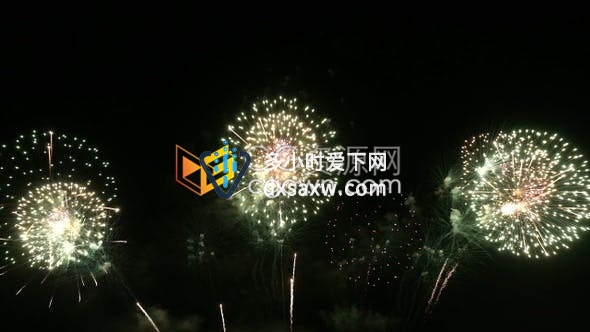 庆祝活动焰火烟花影视素材