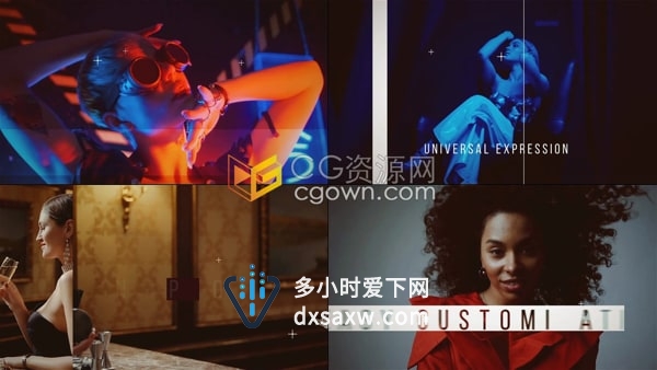 PR模板-时尚频道广告社交平台介绍女装香水化妆短视频宣传