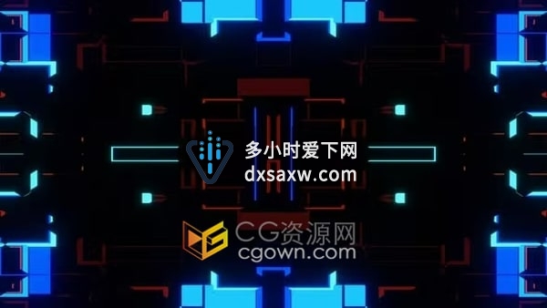 飞行霓虹闪烁VJ LOOP隧道舞台背景LED视频素材