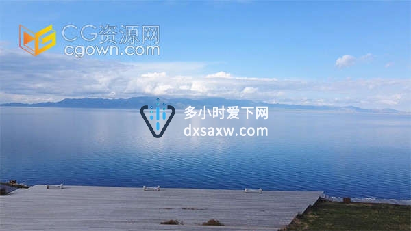 清新治愈系风景赛里木湖5A景区实拍视频素材