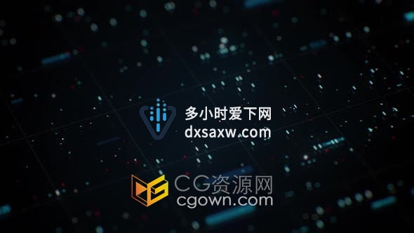 视频素材-抽象技术大数据流用于区块链服务器互联网传输存储HUD金融背景