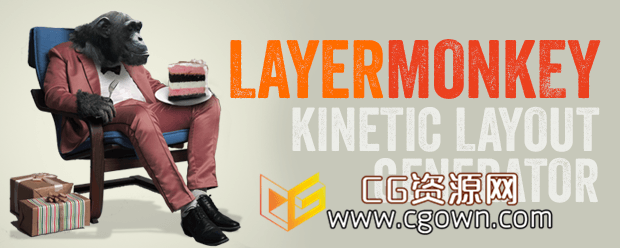 AE文本空间排列动画脚本 LayerMonkey v1.03 (Aescripts)
