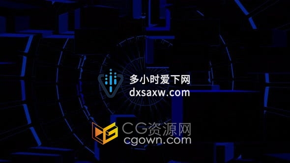 视频素材-VJ循环迪斯科夜总会酒吧餐馆明亮多彩灯光闪烁混乱霓虹灯装饰动画