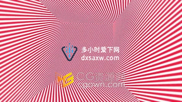 抽象立体空间感粉色手杖糖果色舞会派对屏幕背景视频素材