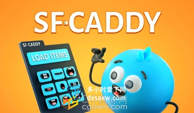 SF Caddy v1.1 AE脚本角色动画口型同步快速替换工具