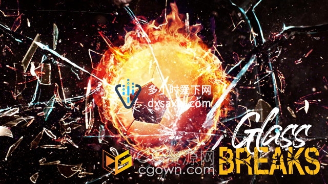 184种玻璃破裂爆破飞溅碎片特效合成4K分辨率视频素材