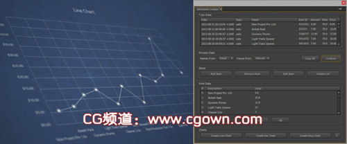 AE脚本 快速创建数据信息图表动画 更新v1.04版本 带视频教程