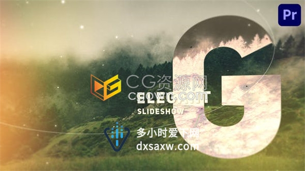 经典商务视差效果字母动画时尚宣传片PR模板