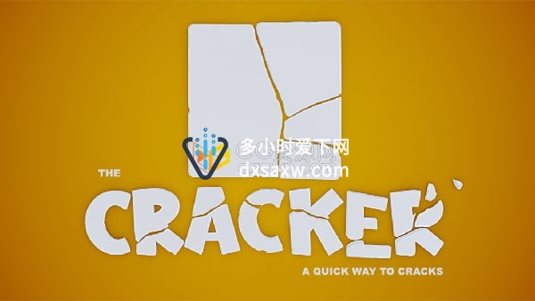 Cracker v1.0 Blender插件3D模型破碎裂缝效果