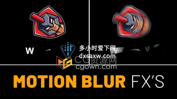 FCPX插件Motion Blur FX运动模糊特效多种预设效果