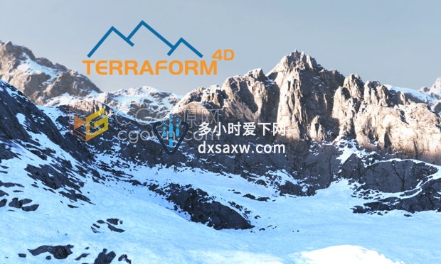 C4D插件-Terraform4D v1.1.0 Cinema 4D软件地形生成器