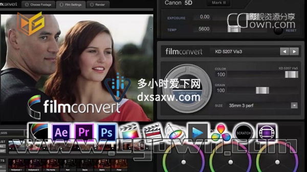 FilmConvert Pro 2.05 Win/Mac 支持DaVinci Resolve, Vegas Pro, NUK