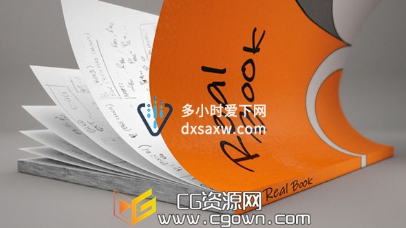 Cinema 4D真实书本预设插件 C4DTools – RealBook 1.1 带使用教程