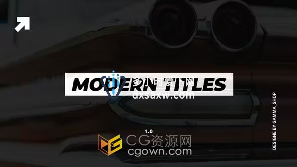 Modern Titles Lower Thirds 现代标题视频字幕9种效果FCPX插件