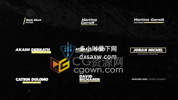 Lower Thirds 2.0 FCPX插件9组文字标题视频字幕动画4K