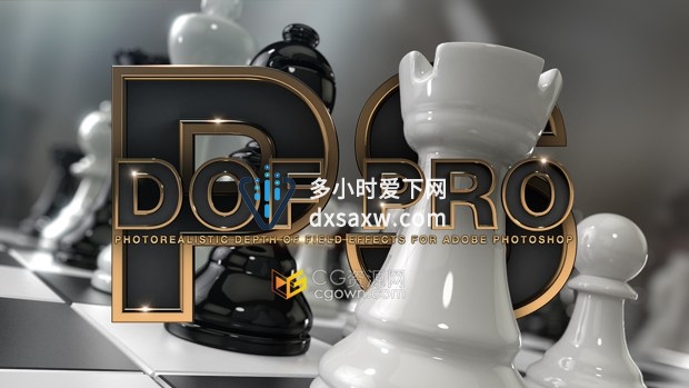 DOF Pro v5.2 PS插件图片摄影机景深模糊虚化生成插件