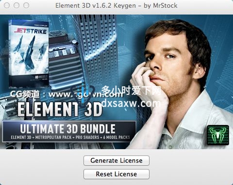 VideoCopilot Element 3D v 1.6.2 AE 64bits插件 Mac OSX最新注册版本