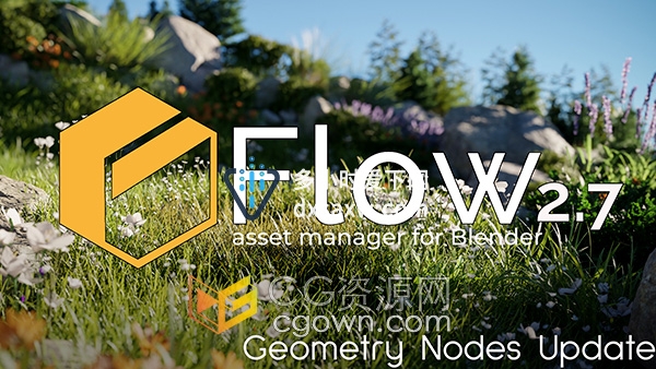 Flow V2.7 Blender插件资源管理器工具