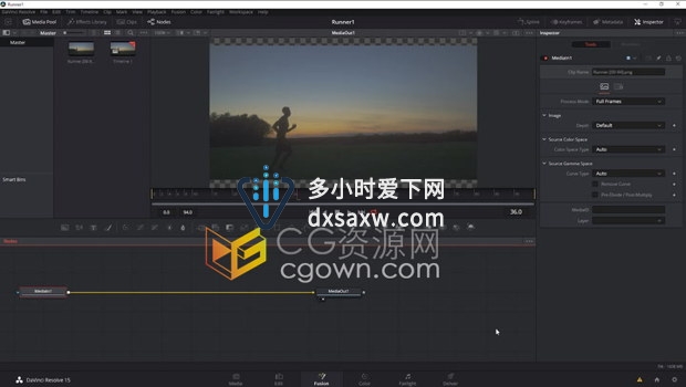 Sky Replacement DaVinci Resolve Fusion达芬奇换天空特效视频教程