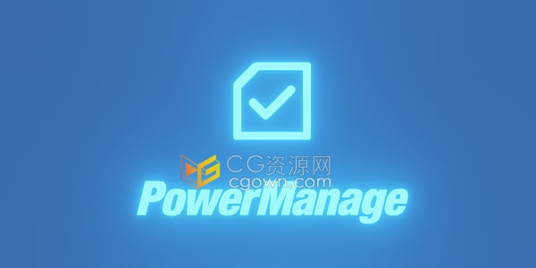 PowerManage v0.25 Blender软件扩展插件管理