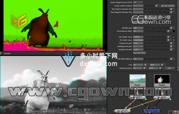 NUKE插件 转换三维立体效果 PixelPuffin DepthArtist v1.0 for Nuke7/8/9 (Win/Mac/Linux)