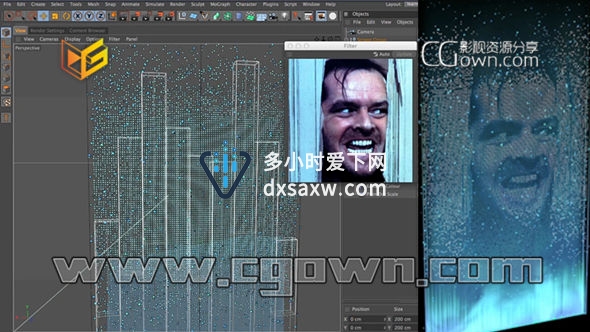 至关重要的Cinema 4D动态图形技术高级教程 制作粒子流光图像效果