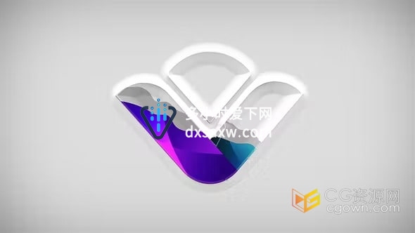 3D生长动画标志视频片头效果制作-AE模板
