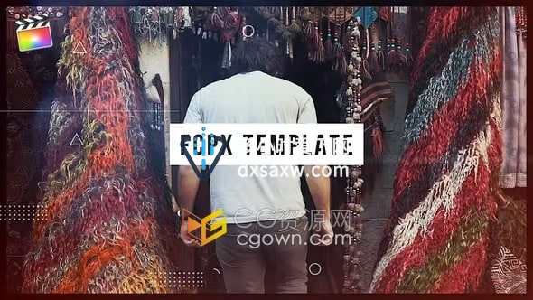 9个场景效果制作现代介绍幻灯片视频模板多种分辨率FCPX插件