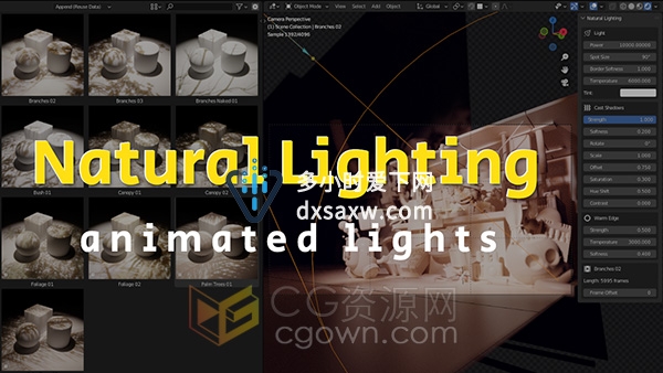 Natural Lighting V2.1 Blender插件真实自然光照环境灯光