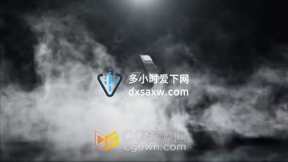 AE模板-神秘感烟雾标志动画Platinum In Smoke Logo Reveal