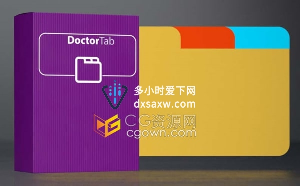 C4DZone Doctor Tab v2.0 Cinema 4D标签式工程菜单工具插件