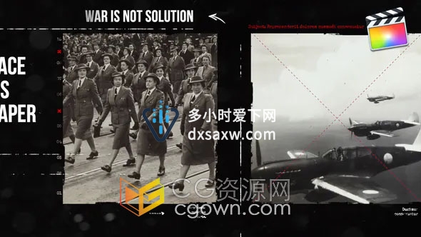 Vintage Documentary FCPX插件复古视频相册纪录片主题模板