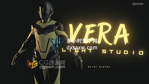 Vera Light Studio Pro v1.00 Blender插件室内摄影棚灯光预设