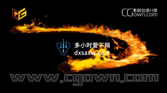 3ds Max与Nuke教程 FumeFX插件火环龙火焰特效效果